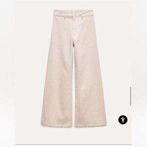 ZARA High Waisted Marine Straight Jeans